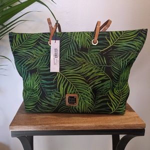 Dooney & Bourke Addison Palm Leaf Tote (NWT)